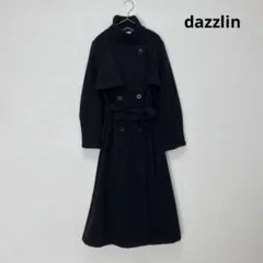 ダズリン♡2WAYカラーレディコート ベルト付き ブラック Mサイズ