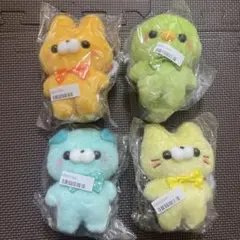 新品未開封　すくっとたっちさん　ぬいぐるみ　4種