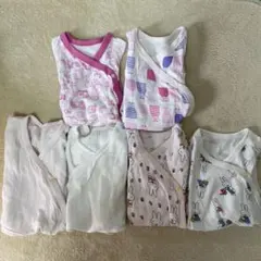 まとめ売り UNIQLO ボディースーツ 長袖4点半袖2点 60サイズ 女の子