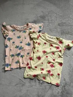 ブランシェス 色違いトップス2枚セット／120㎝