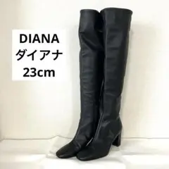 極美品【DIANA/ダイアナ】ニーハイブーツ ロングブーツ　ファスナー付き