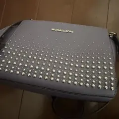 MICHAEL KORS スタッズ ショルダーバッグ パープル