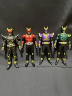 仮面ライダークウガ ソフビ フィギュア 4体セット