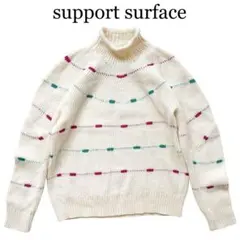 support surface ミドルゲージニット セーター ゆったり