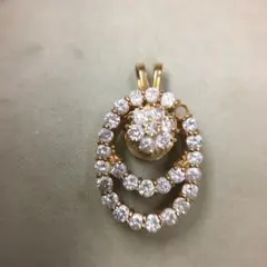 トップのみ】K18 一粒ダイヤモンド ペンダントトップ 0.23ct 1.3g 