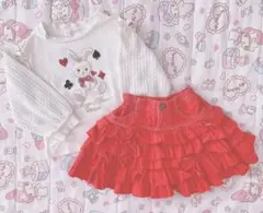 メゾピアノ♡2点セット♡トップススカート