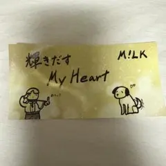 M!LK 好きすぎて滅！ 爆裂愛してる チェーン別オリジナル特典 ステッカー