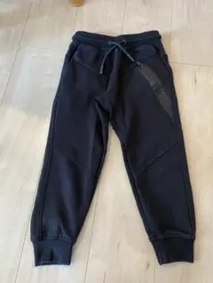 ザラ　ブラックスウェットパンツ 116