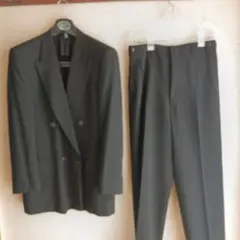 黒 夏物ダブル礼服 スーツセット