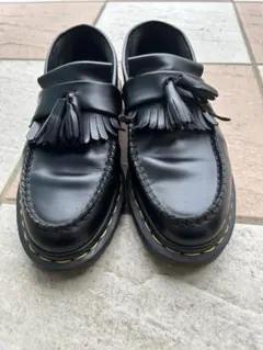 Dr. Martens ブラック タッセルローファー フリンジ付き 27㎝ - メルカリ