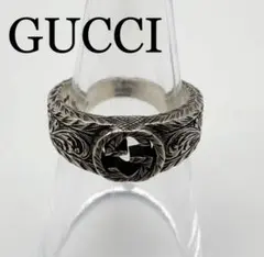 GUCCI リング指輪インターロッキングシルバーリング アラベスク 13号のサムネイル