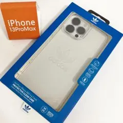 adidasアディダスiPhone13ProMaxケース耐衝撃クリア6447