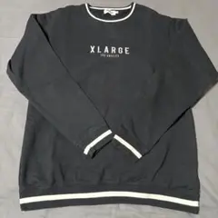 X-LARGE エクストララージ ブラック トレーナー ソフト裏起毛 XL