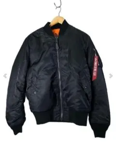 【美品】【アルファ】【Lサイズ】【MA-1】【人気ブラック】【フライト】【短丈】