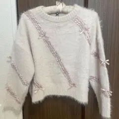 【Supreme Piala】⭐︎美品⭐︎フレンチガーリー　リボンニット　トップス