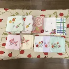 【中古】シビラ　ハンカチ10枚まとめ売り