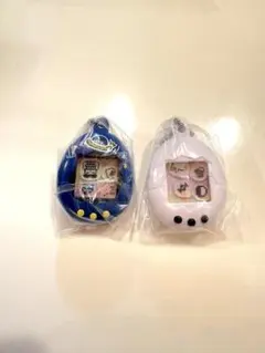 たまごっち シャカシャカチャームコレクション 2点 白　紺