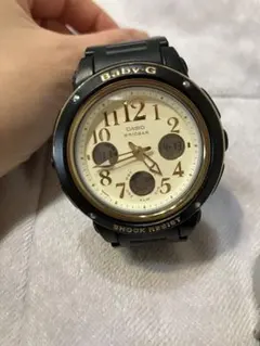 CASIO Baby-G WR10BAR アナデジ 腕時計 ブラック ゴールド