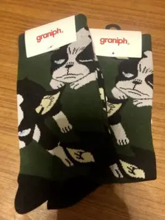 ジョジョの奇妙な冒険　ジョジョ✖️グラニフ イギー　靴下　Mサイズ　2足セット