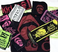 Acid Black Cherry フード付きバスタオル マフラータオル 8枚 アシッドブラックチェリー Acid Black Cherry フード付きタオル