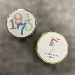 水縞 マスキングテープ ナンバー 紙博限定 2個セット