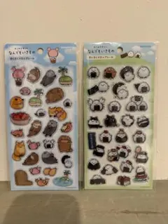 トコトイズ　ぷくぷくドロップシール　なんでもいきもの　2種おまとめ売り