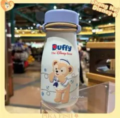 【最新☆Rリピ正規品】ダッフィー　ストロー付水筒　650ml 上海ディズニー