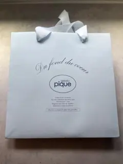 gelato pique ショップ袋 水色 大きめ