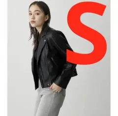 AZUL ライダースジャケット S ブラック アズール