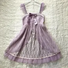 axes femme kawaii レーシージャンパースカート ワンピース 美品