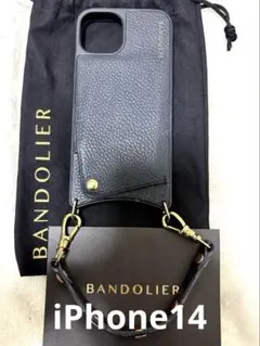 BANDOLIER ブラック レザー iPhone14ケース