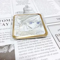 鬼滅の刃 ufotable DINING お楽しみくじ スクエア缶バッジ 義勇