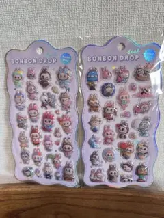 ラブブボンボンドロップシールA F 2枚セット