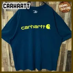 デカロゴ ゆるだぼ カーハート XL USA古着 半袖 Tシャツ