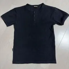 AVIREX ヘンリーネック半袖Tシャツ 黒 Mのサムネイル
