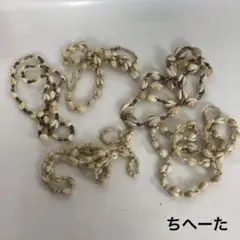 貝殻 シェル ネックレス 5点セット 南国風 ハワイアン系 デザイン