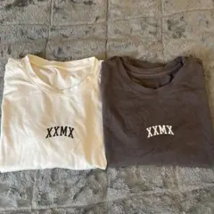 XXMX ロゴ 半袖Tシャツ 2枚セット