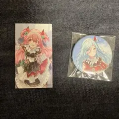 プロセカ　CD購入特典　日野森雫　缶バッジ　桃井愛莉　トレーディングカード