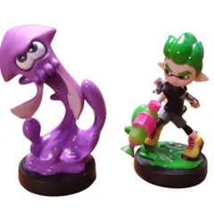 amiibo スプラトゥーン インクリングボーイ イカ 2体セット 動作未確認