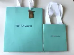 Tiffany ショッパー 大小 2個 チャーム