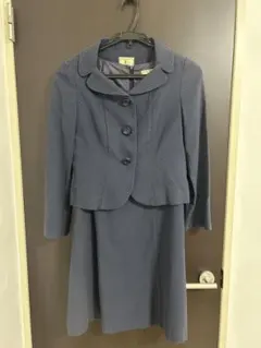 ネイビー ジャケットとドレスのセット サイズ40