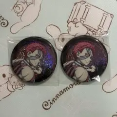 鬼滅の刃 無限城編 猗窩座 グリッター缶バッジ