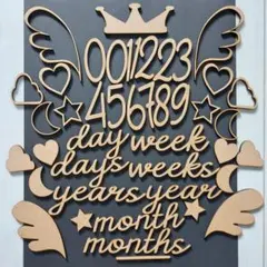 木製レターバナー