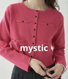 mystic ジャケットチビカーディガン