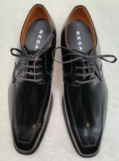 展示品 REGAL リーガル 124R Uチップ ビジネスシューズ 黒 25cmのサムネイル