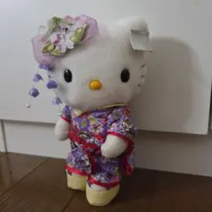 ハローキティ HELLO KITTY 着物 ぬいぐるみ