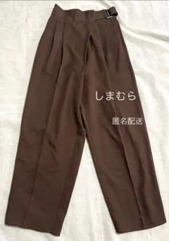 カジュアルパンツ　ブラウン