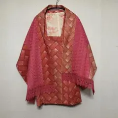 道行コートとショール 昭和レトロ　和装コート