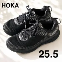 HOKA ONE ONE クリフトン5 厚底 ランニングシューズ 25.5cm黒