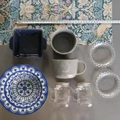 ココット　メイソンジャー　プレート　コーヒーカップ　ボウル